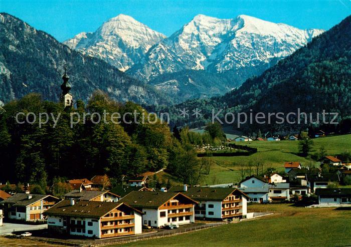 Ruhpolding Steinbach Hotels mit Sonntagshorn und Reifelberge