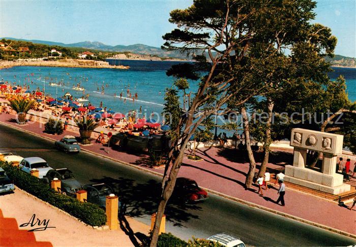 La Ciotat La Plage et Monument aux Freres Lumiere