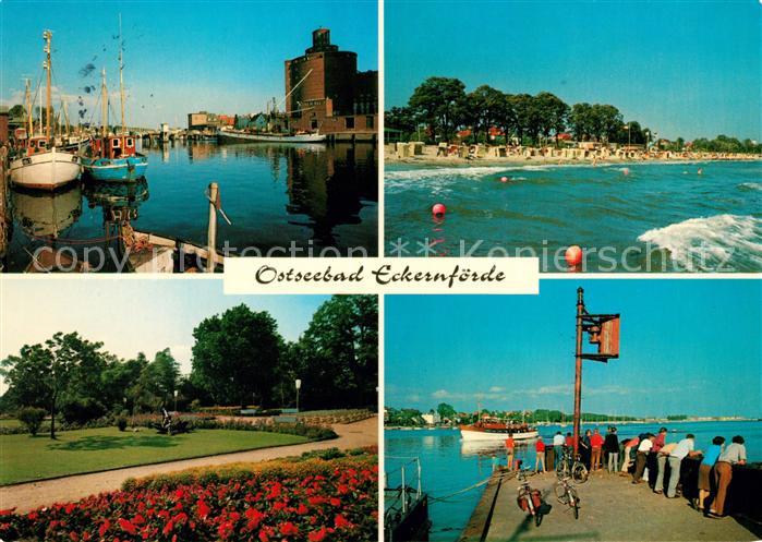 ECKERNFoeRDE Ostseebad Fischereihafen Strand Park Mole