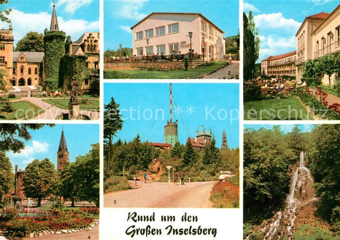Grosser Inselsberg Friedrichroda Schloss Reinhardsbrunn FDGB Erholungsheim Parkt