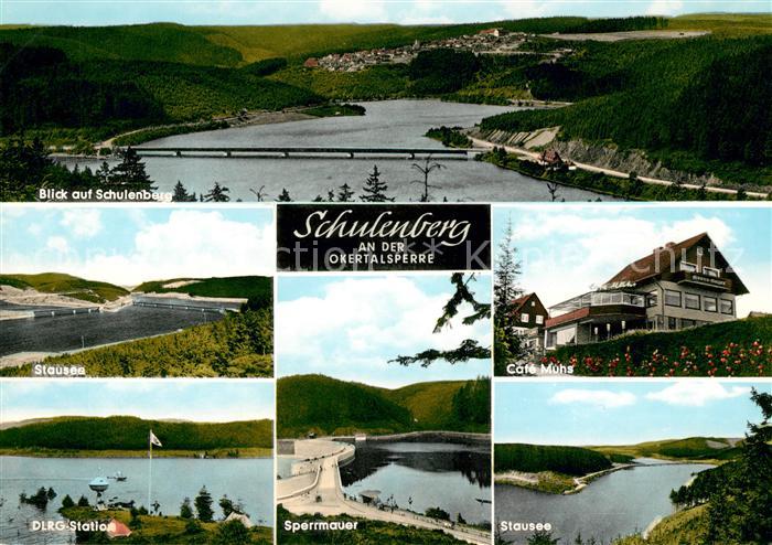 Schulenberg Oberharz Panorama Stausee Cafe Muhs DLRG Station Sperrmauer