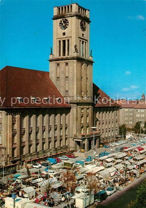 BERLIN  CITY Markt am Rathaus Schoeneberg John F Kennedy Platz