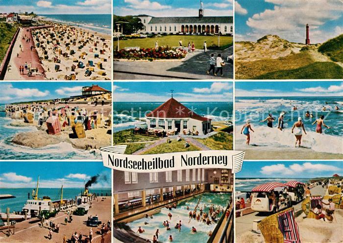 Norderney Nordseebad Strandpartien Leuchtturm Strandpartien Schiffsanlegestelle