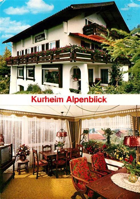 Oberstaufen Oberallgaeu Bayern Kurheim Alpenblick