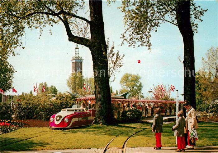 Koeln Rhein BUGA Koeln 71 Kleinbahnhof am Tanzbrunnen