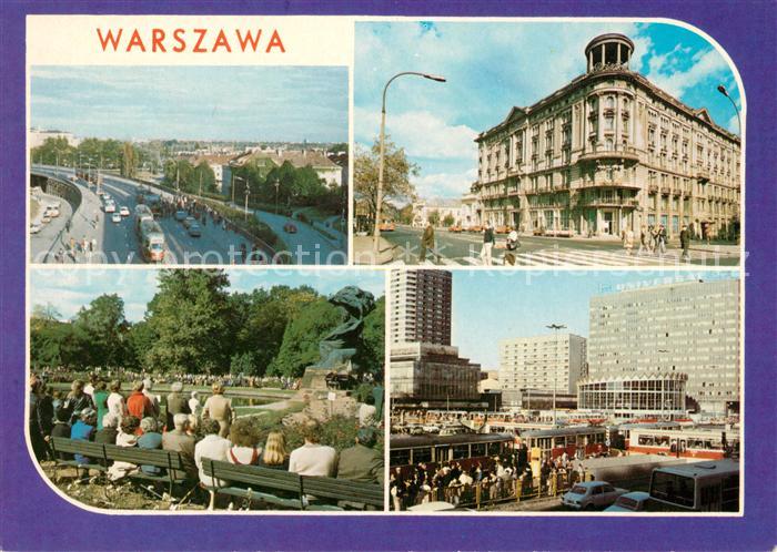 Warszawa Mariensztat Hotel Bristol Pomnik Fryderyka Chopin Skrzyzowanie ulicy Ma