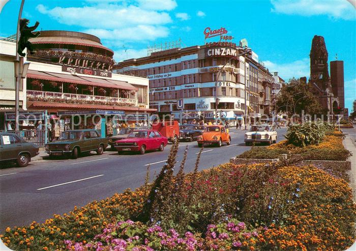 BERLIN  CITY Kurfuerstendamm Cafe Kranzler Gedaechtniskirche