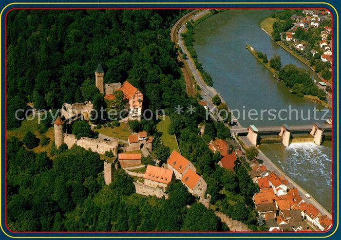 Hirschhorn Neckar Fliegeraufnahme