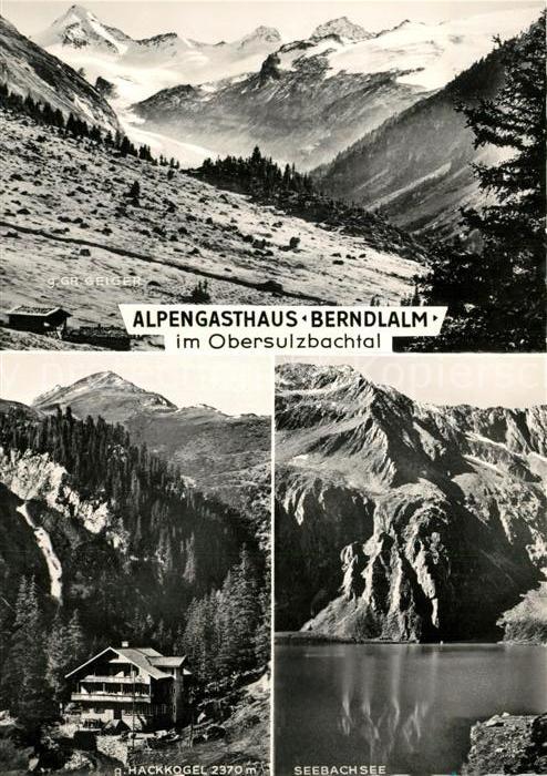 Neukirchen Grossvenediger Almgasthof Berndlalm Obersulzbachtal Seebachsee