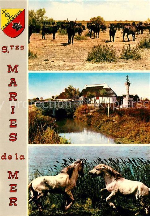 Saintes-Maries-de-la-Mer Manade de Taureaux Cabanes de Gardians