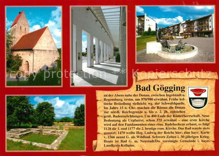 Bad Goegging St. Andreaskirche Kurhaus Roemerkastell Abusina