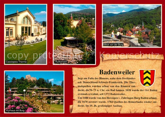 Badenweiler Cassiopeia-Therme Kurhaus Kurkonzert Burg