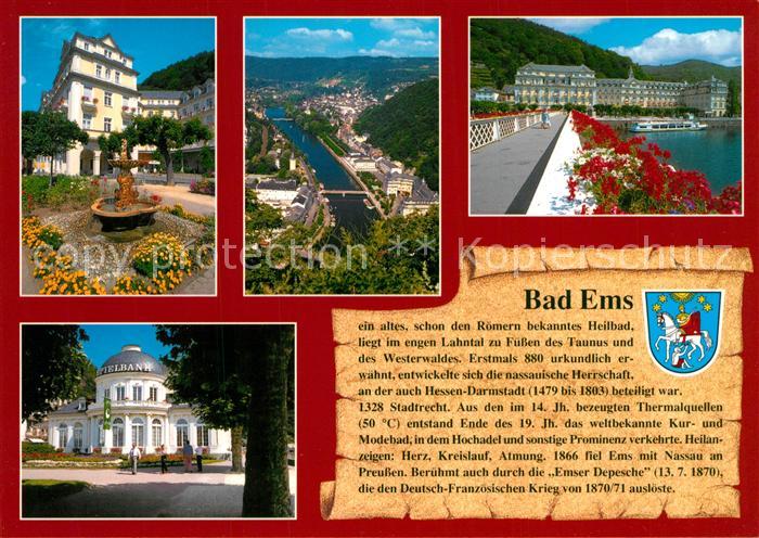 Bad Ems Promenade Kurhotel Spielbank