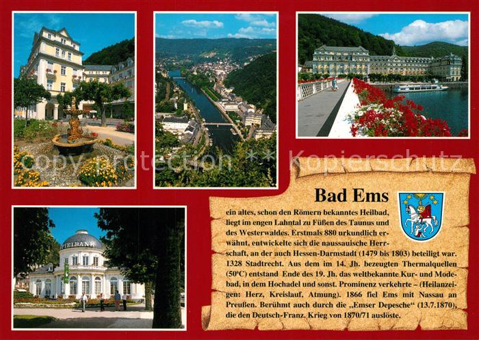 Bad Ems Promenade Kurhotel Spielbank