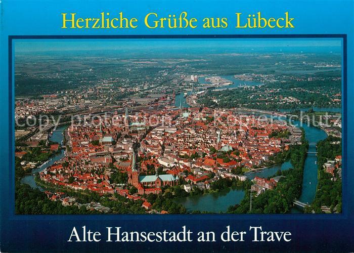 Luebeck Fliegeraufnahme