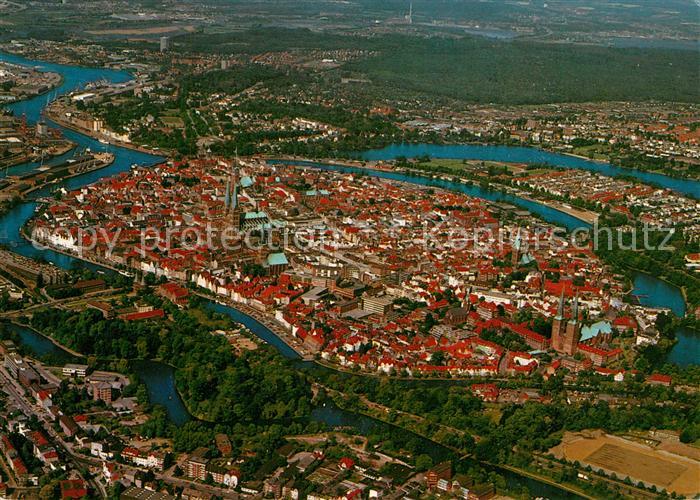 Luebeck Fliegeraufnahme