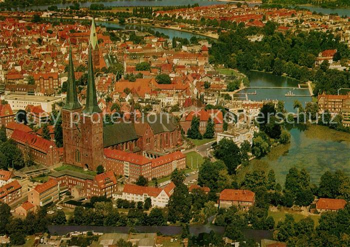Luebeck Fliegeraufnahme
