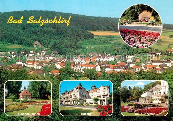 Bad Salzschlirf Badehof Taubenhaeuschen Kurtheater