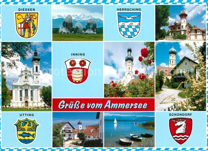 Ammersee Wappen Diessen Herrsching Inning Schondorf Utting