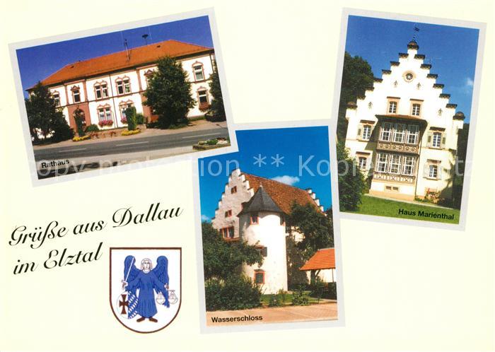 Dallau Rathaus Wasserschloss Haus Marienthal
