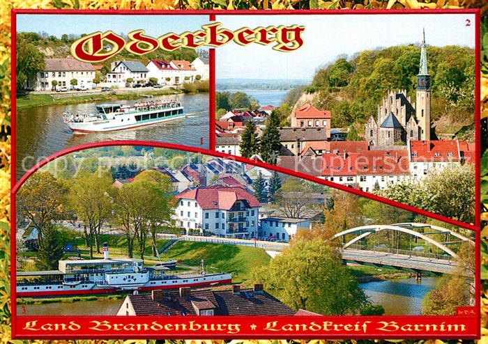 Oderberg Mark Seitenraddampfer Riesa St.-Nikolai-Kirche