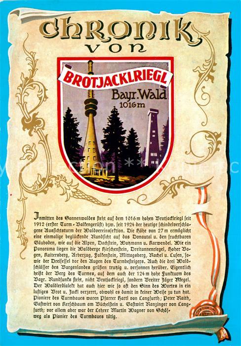 Brotjacklriegel Chronik