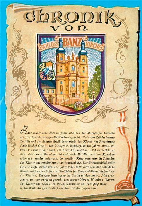 Bad Staffelstein Schloss Banz Kirche Chronik