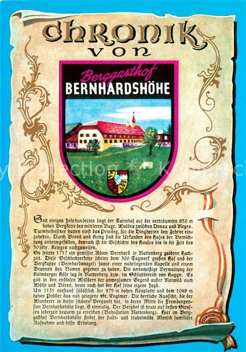 St Englmar Berggasthof Bernhardshoehe Chronik