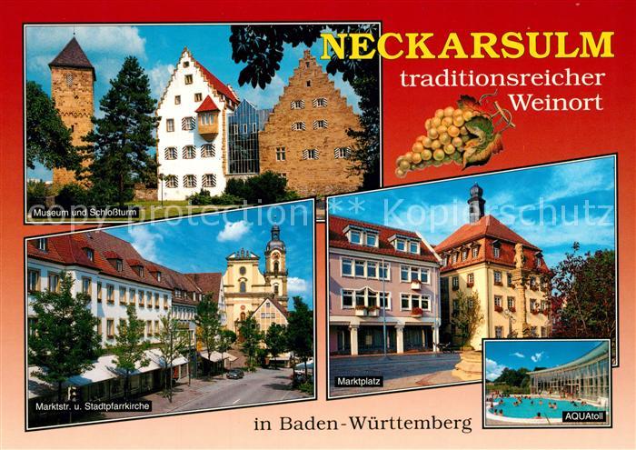 Neckarsulm Museum Marktstrasse Marktplatz Aquatoll