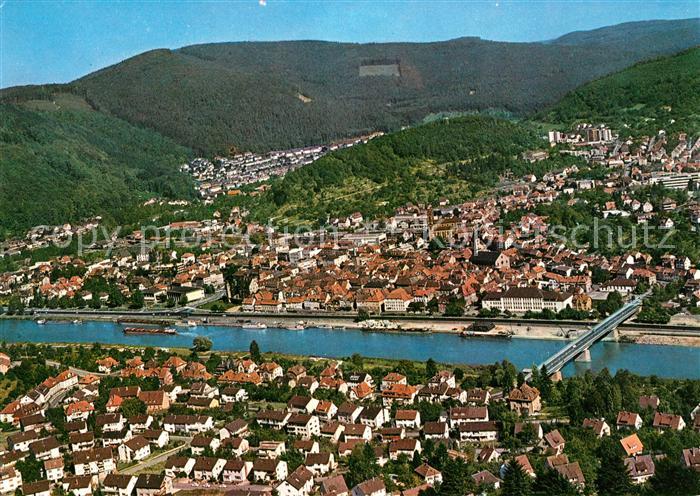 Eberbach Neckar Fliegeraufnahme