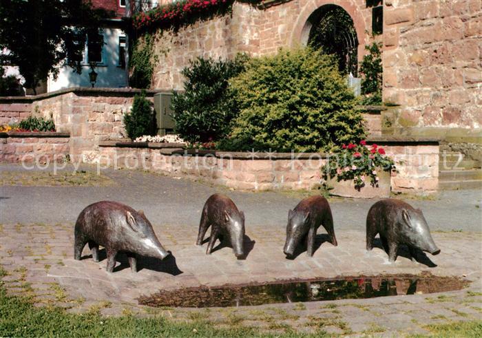 Eberbach Neckar Eber am Pulverturm