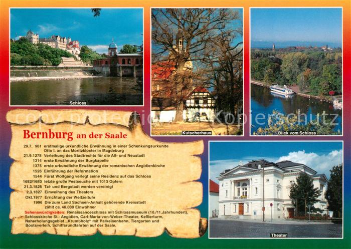 Bernburg Saale Schloss Kutscherhaus Theater