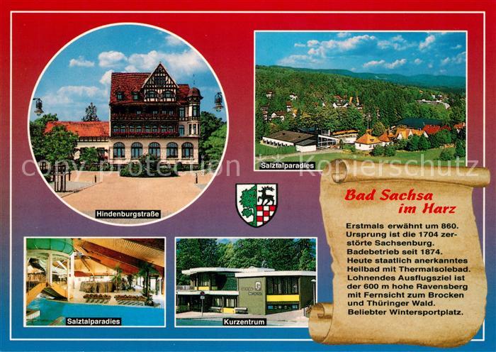 Bad Sachsa Harz Hindenburgstrasse Salztalparadies Kurzentrum