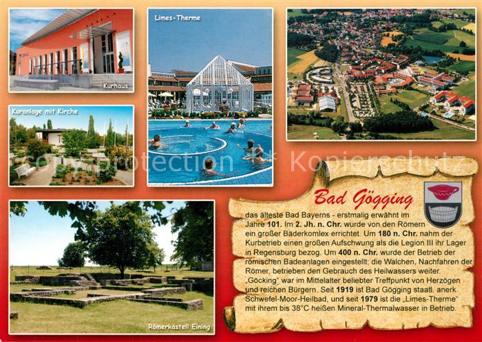 Bad Goegging Limes-Therme Kurhaus Kuranlage Roemerkastell Eining