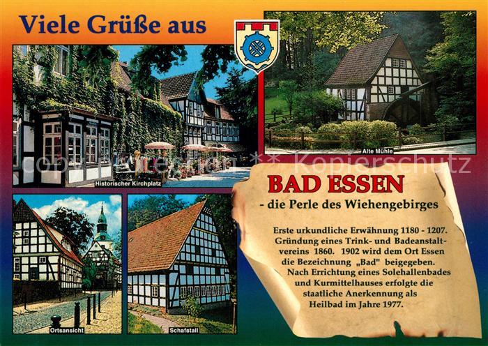 Bad Essen Alte Muehle Schafstall Historischer Kirchplatz