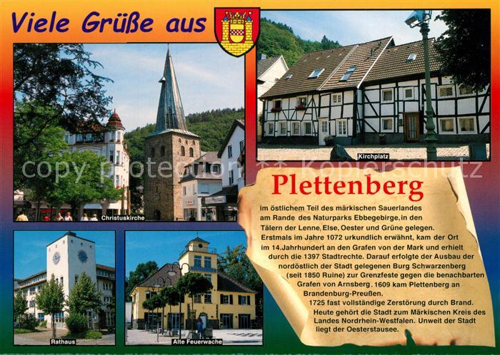Plettenberg Christuskirche Rathaus Kirchplatz Alte Feuerwache