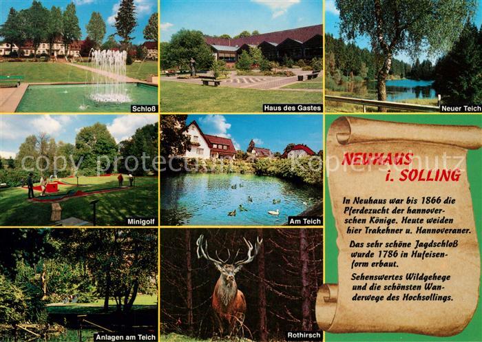 Neuhaus Solling Schloss Minigolf Rothirsch Haus des Gastes