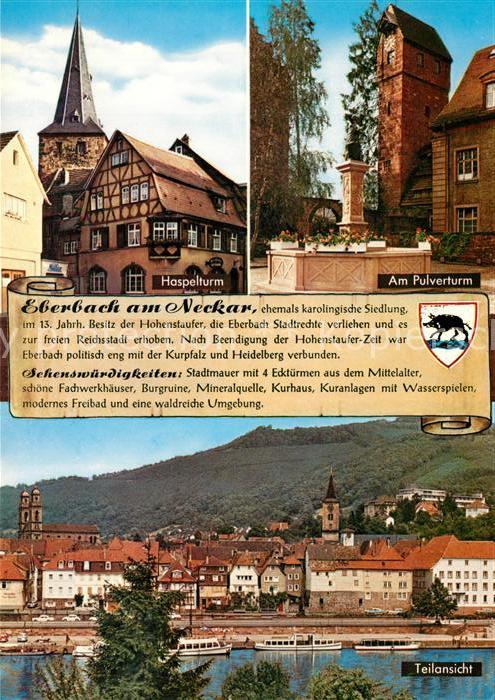 Eberbach Neckar Haspelturm Pulverturm