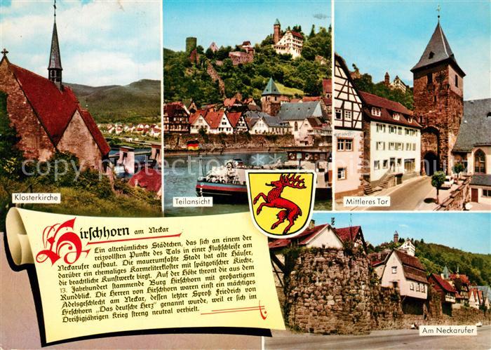 Hirschhorn Neckar Klosterkirche Mittleres Tor Neckarufer