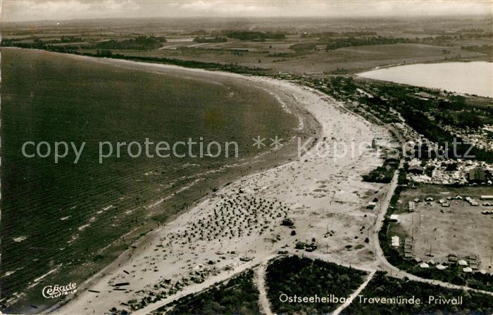 Travemuende Ostseebad Fliegeraufnahme Priwall