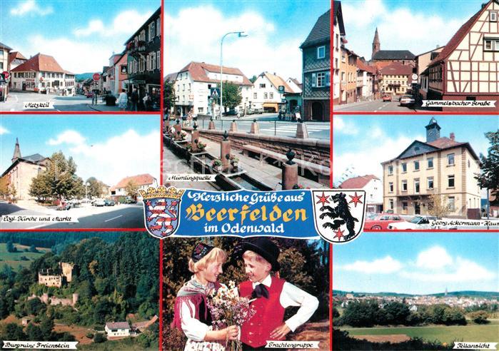 Beerfelden Odenwald Markt evangelische Kirche Tracht