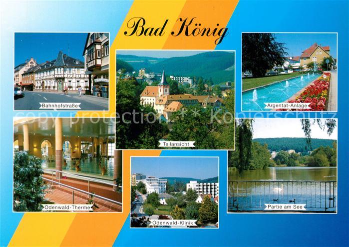 Bad Koenig Odenwald Bahnhofstrasse Argentat-Anlage Odenwald-Klinik