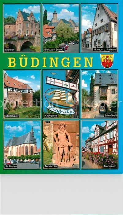 Buedingen Hessen Museum Rathaus Schloss St. Marien