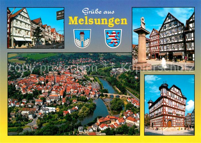 Melsungen Fulda Fliegeraufnahme