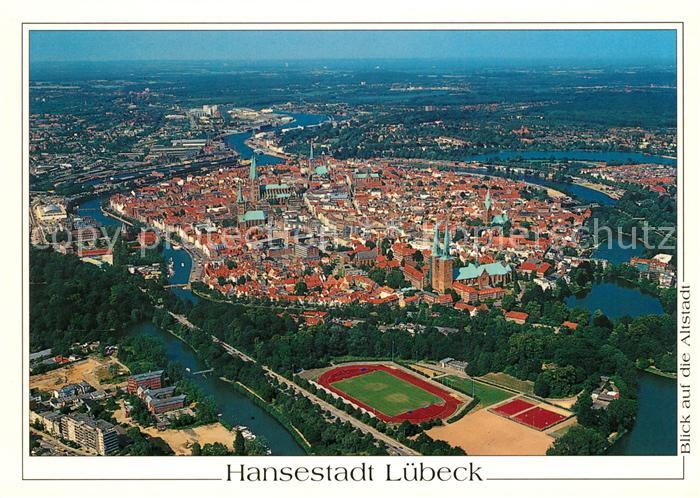 Luebeck Fliegeraufnahme
