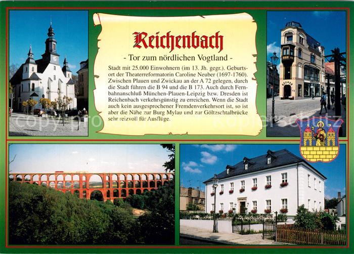 Reichenbach Vogtland Postplatz Zwickauer Strasse Neuberin-Museum