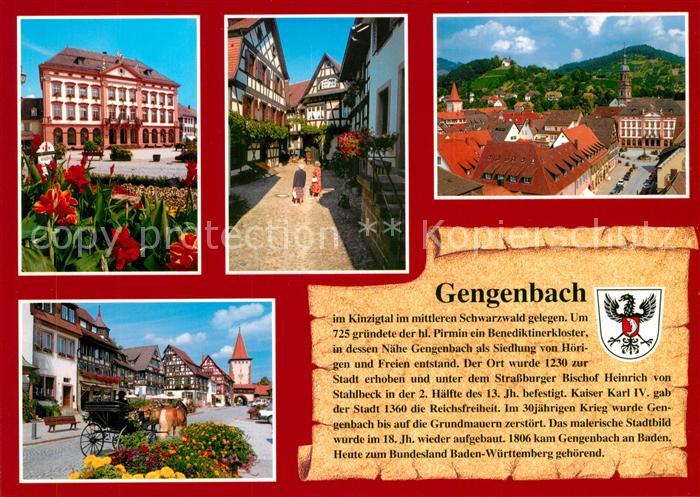 Gengenbach Rathaus Engelgasse Niggelturm Obertorturm