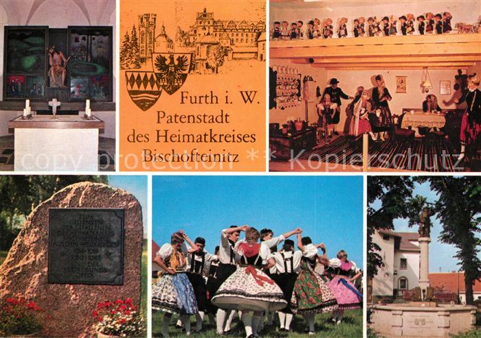 Furth Wald Vertriebenenaltar Kreuzkirche Heimatmuseum Gedenkstein Ehrenhain