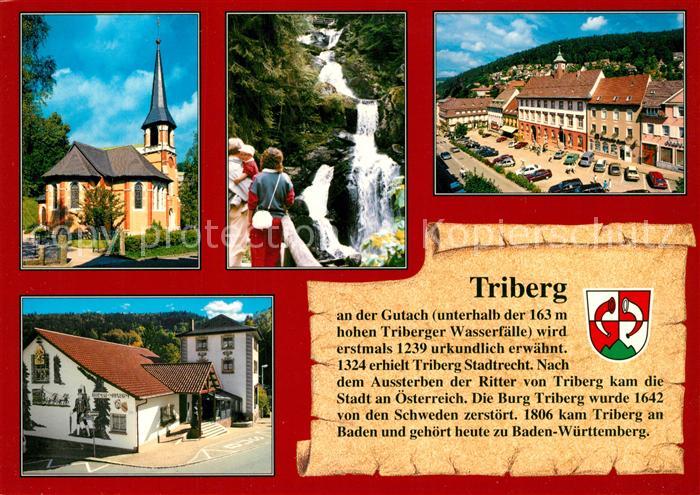 Triberg Schwarzwald Kirche Rathaus Schwarzwaldmuseum