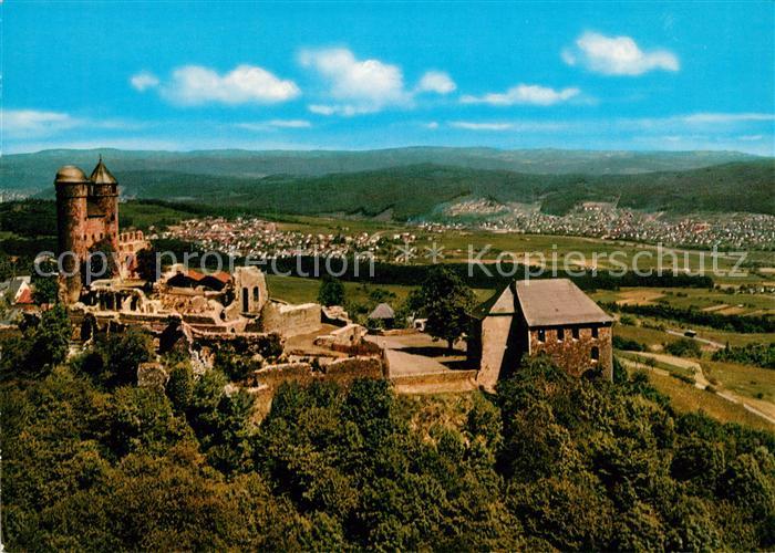 Greifenstein Hessen Fliegeraufnahme Burg Greifenstein